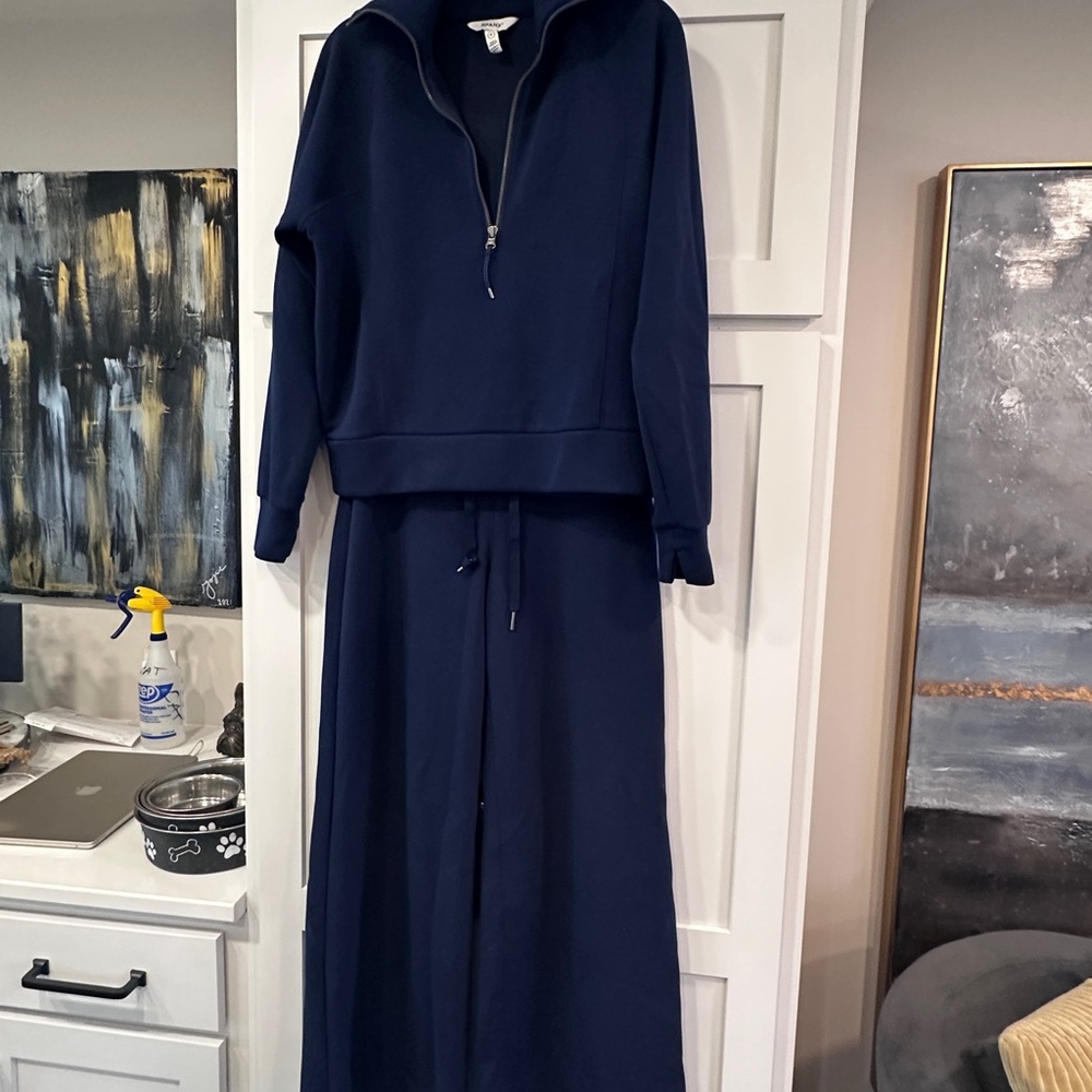 SPANX Air Essentials 1/4 Zip and Wide Leg Pant
